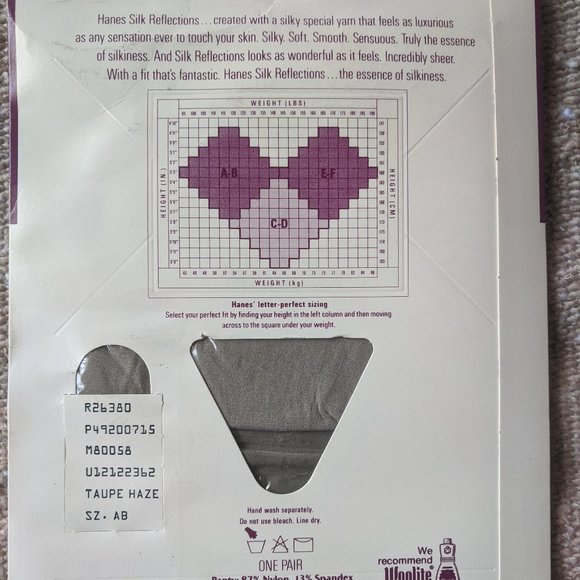 Calvin Klein + Hanes Silk Reflections Smooth Illusions Revitalizing Pantyhose - Picture 7 of 7